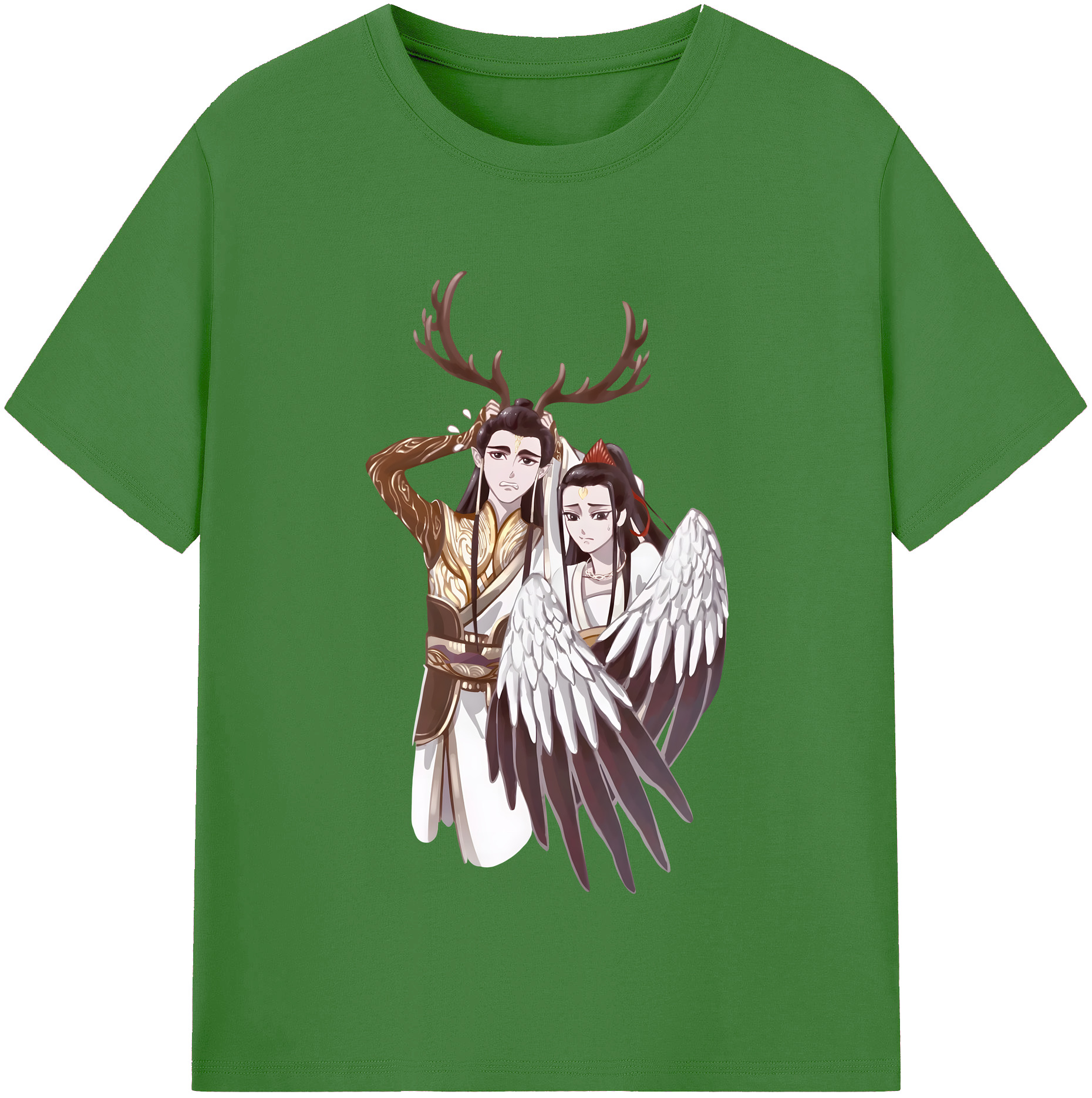 （画像用） Ne Zha 2 ナタ 魔童の大暴れ レディースカジュアルプリントTシャツ（綿100％）